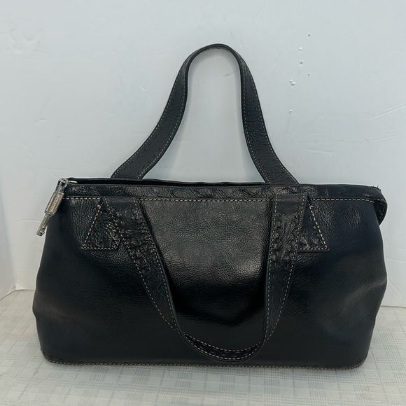 Vintage Fossil leather bag in black - Picture 1 of 10